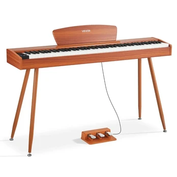 Elektrinis pianinas 88 klavišų, medinis korpusas