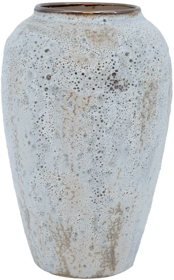 Vaza „TITAN STONE“, D17 x H29 cm, smėlio spalvos