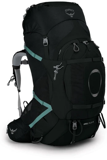 Turistinė kuprinė Osprey Ariel Plus 85, juoda, 83 l