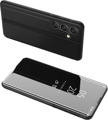 Dėklas Clear View Samsung Galaxy A24 4G Juodas