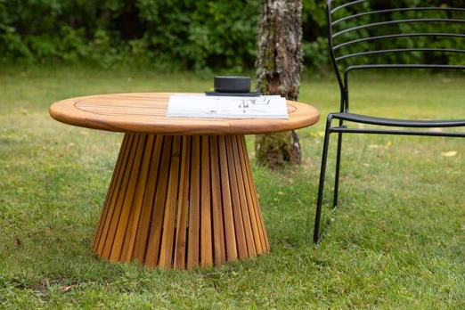 Venture Design Valgomasis stalas, Lumpur, ø70 cm, Natūralus