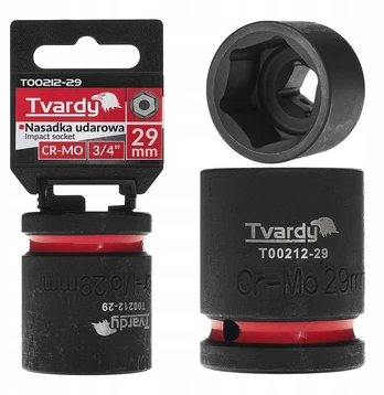 Tvardy Nasadka smūginis 3/4" 6-kąt 29mm CR-MO (6/48)