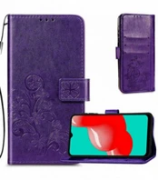 Dėklas Flower Book Samsung A155 A15 4G/A156 A15 5G violetinis