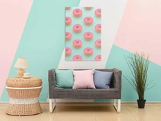 Artgeist Paveikslas - Pastel Donuts (1 Part) Vertical kaina