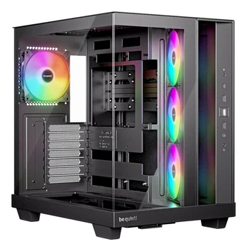 Korpusas CaseBE QUIETATX/micro ATX/Mini-ITXBlackMidi TowerPCBGW85