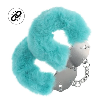 Ouch By Shots Heavy-duty Fluffy Handcuffs - Mėlyna