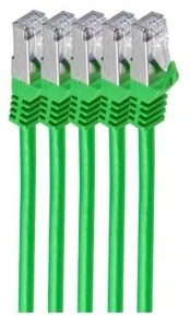 Shiverpeaks RJ45 Patchkabel S/FTP, Cat7 VE5, 0,25m grün