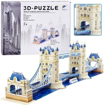 3D dėlionė Tower Bridge, 120 d.