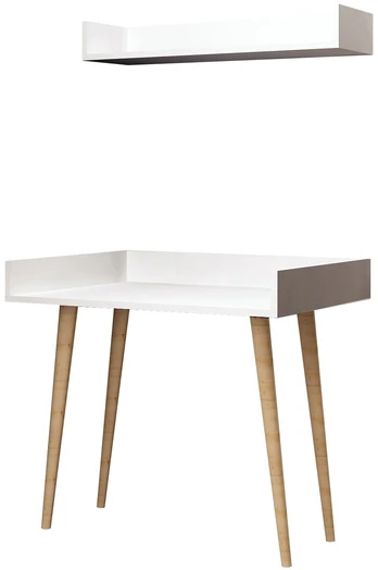 Stalas Kalune Design Ballony, baltas