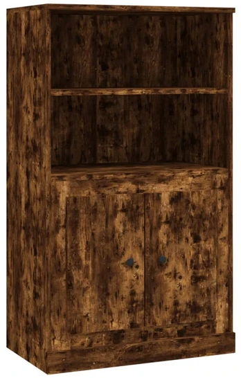 Komoda, dūminio ąžuolo, 60x35,5x103,5cm, apdirbta mediena