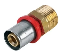 Adapteris TDM Brass 1630, 26mm x 3/4", žalvaris