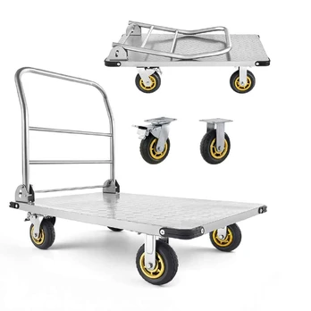 Platforminis vežimėlis 907 kg, plieno