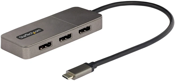 Startech Accessories USB-C to Triple DP MST Hub 4K60Hz, DP1.4