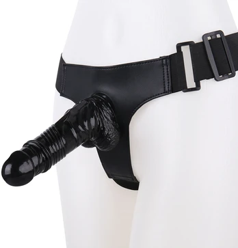 Varpos imitatorius Strap On, juoda