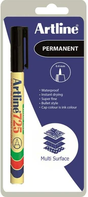 Marker Artline 725 Superfine 0.4 mm sort