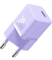 Adapteris Baseus GaN5 20W Mini, USB Type C, violetinė sp., 20 W