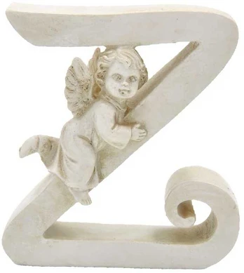 Raidė 'Z' su angeliuku, 13 cm