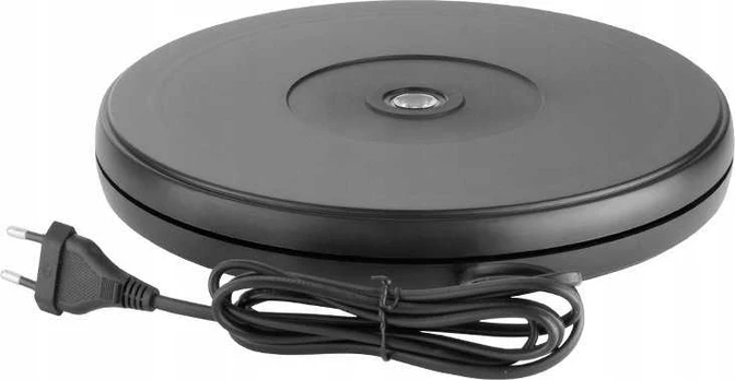 Freepower „FreePower“ 360° besisukantis stalas, 25 x 4 cm, juodas, 230 V