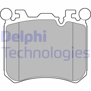 DELPHI LP2287 Brake pad set
