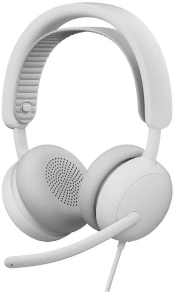 Ausinės Logitech Zona su laidu 2 verslui, laidinis, baltas