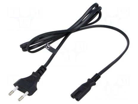 Cable | 2x0.75mm2 | CEE 7/16 (C) plug,IEC C7 female | PVC | 1.5m