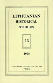 Lithuanian historical studies Vol. 13