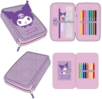 CERDÁ Hello Kitty Kuromi double pencil case