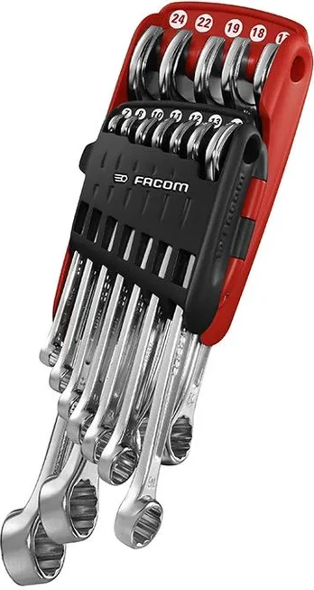 Facom Combination wrench set, 14 pieces ( 8 to 24 mm)