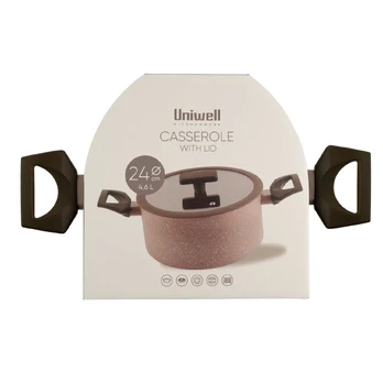 Puodas su dangčiu UNIWELL, 24 cm