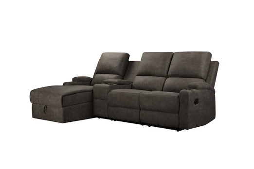 Minkštas kampas Loft24, pilkas