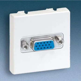 Kontakt-Simon Socket K45 video VGA grynai baltas - K100B / 9