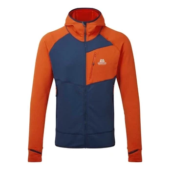No Name Eclipse hooded-medieval blue-cardinal orange-l sweatshirt