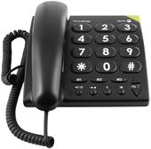 Telefonas stacionarus Doro Doro PhoneEasy 311C, juodas