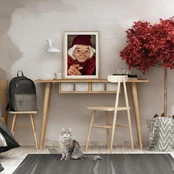 Stalas Kalune Design Soomin, baltas/ąžuolo kaina