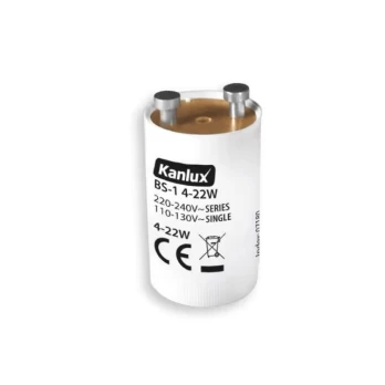 Starteris KANLUX, 22 W, GU10, baltos sp., BS-1