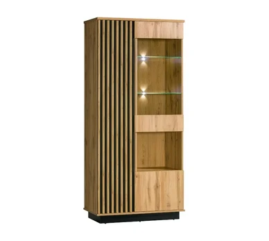 Vitrina LAMELO LA3, juoda