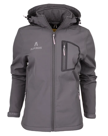 Striukė moterims Alpinus Softshell, pilka