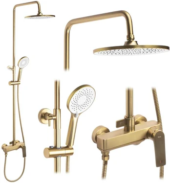 Dušo sistema REA Avalon, Brushed Gold