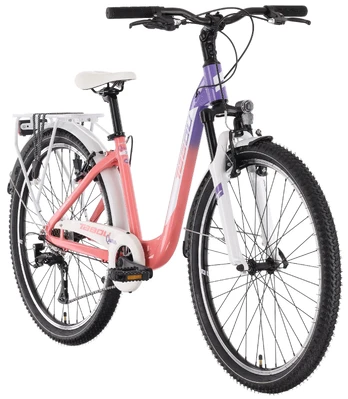 Dviratis Tabou Queen 26 pink-baltas