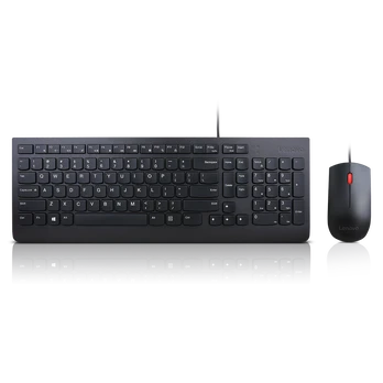 Lenovo Keyboard and Mouse Combo, Wired, Keyboard layout English/Lithuanian, Black