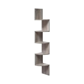Vasagle Regalas, kampinis regalas, 20x20x127,5 cm, Greige