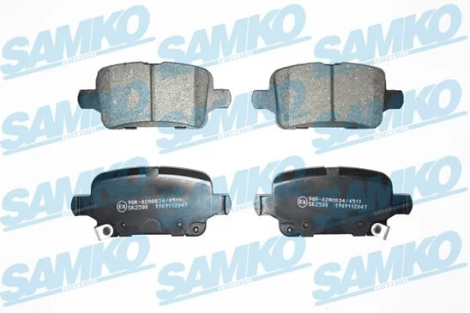 Stabdžių trinkelių rinkinys, diskinis stabdys SAMKO 5SP2047