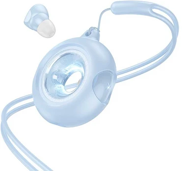Dėklas HOCO wireless earphones bluetooth TWS EW71 mėlynas