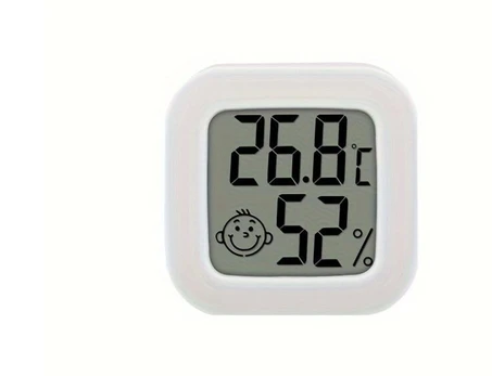 Išmanus mini skaitmeninis termometras su LCD ekranu