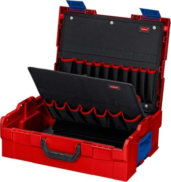 Įrankių dėžė Knipex L-Boxx, 44.2 cm x 35.7 cm x 15.1 cm, raudona