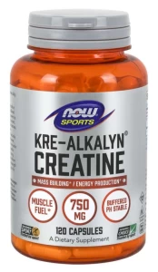 NOW Kre Alkalyn Creatine 750mg 120 caps kaina