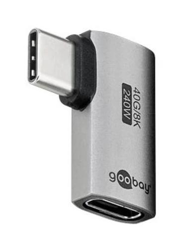 Goobay 74441 USB-C™ Adapter Horizontal 90°, USB4™