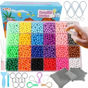Vandens karoliukių rinkinys Magic Beads, 3000 vnt.