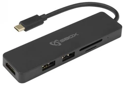 Sbox Technology Šakotuvas „Sbox TCA-51 USB-C“ stotis/replikatorius