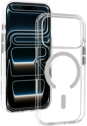 Dėklas Liavec Pure Case with camera control button do Iphone 18 Pro Max/17 Pro Max pilka